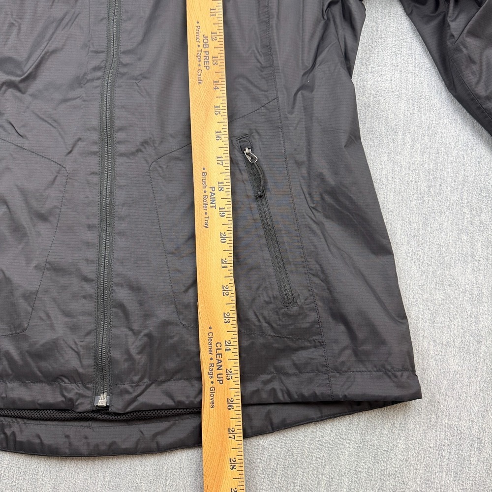 The North Face Jacket Women Large Black Dryvent Rain Lightweight Full Zip Coat - Picture 8 of 12